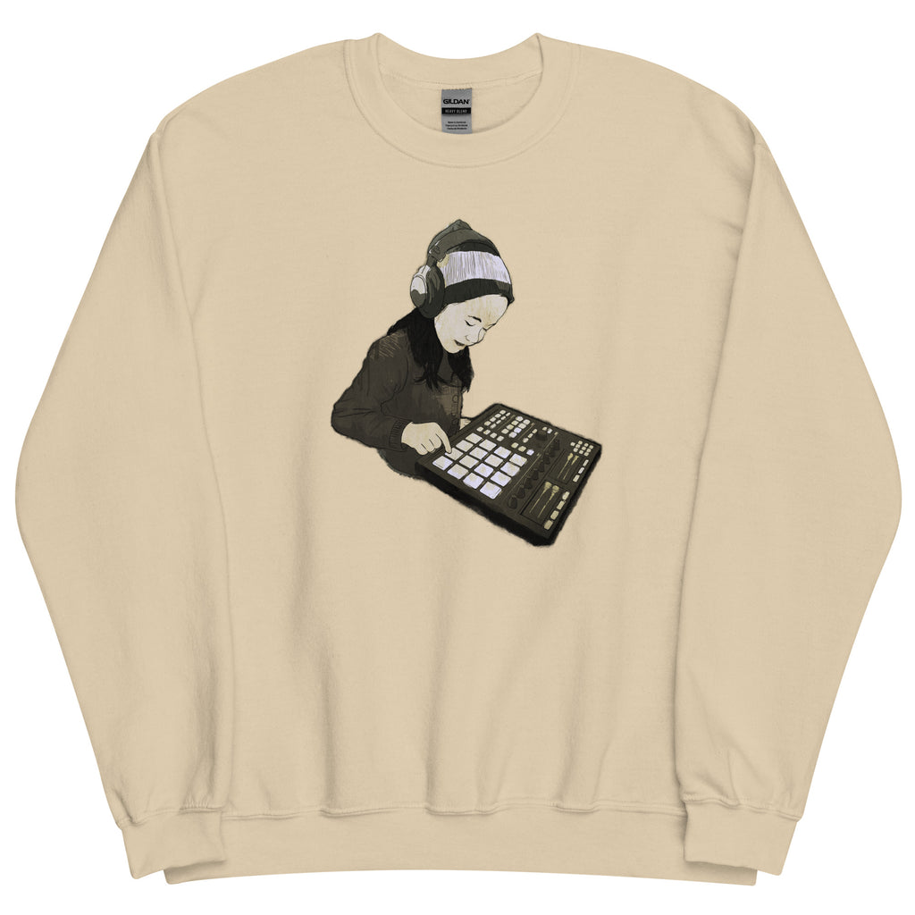 Drum Machine Girl Classic Sweatshirt